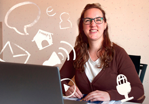 Montage von Fotografie und Zeichnung von Josephine Ziprian